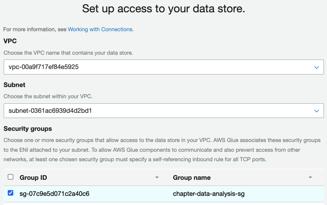 Figure 13.28 – Setting up access
