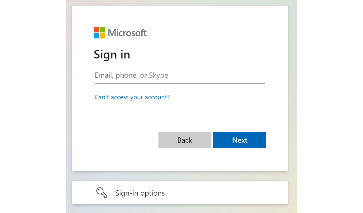 Figure 9.42: Sign-in request from Azure
