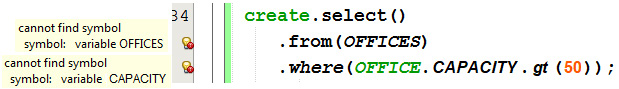 Figure 2.1 – The compiler reports a type safety error
