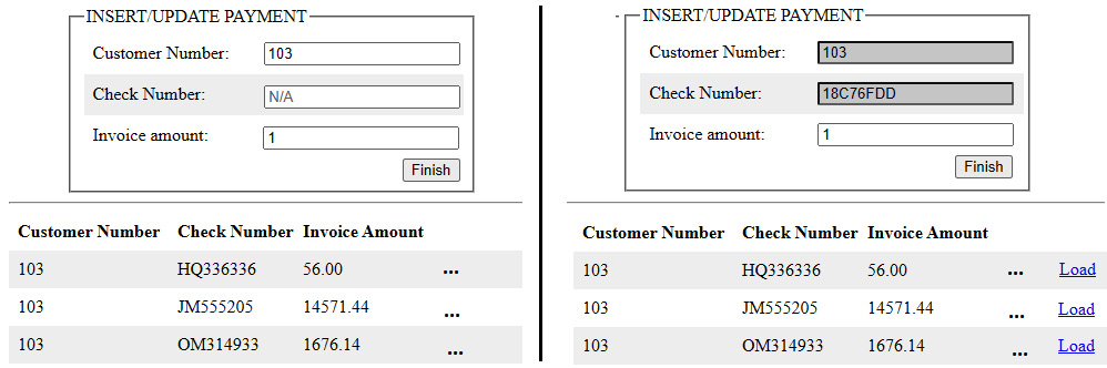 Figure 9.6 – Insert/update payment
