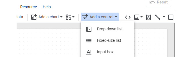 Figure 5.24 – Adding a control to the report canvas
