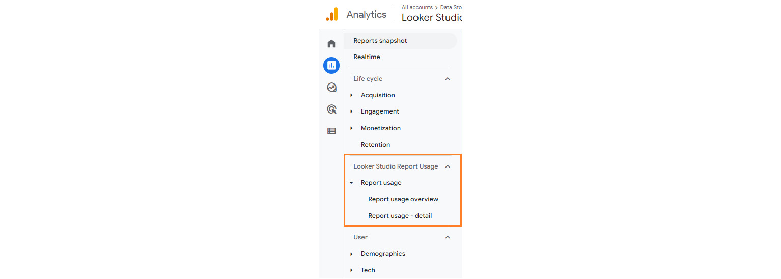 Figure 11.17 – Custom collection and reports displayed in the left navigation
