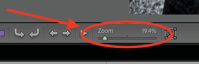 Figure 3.39 – The Zoom tool in Loupe View
