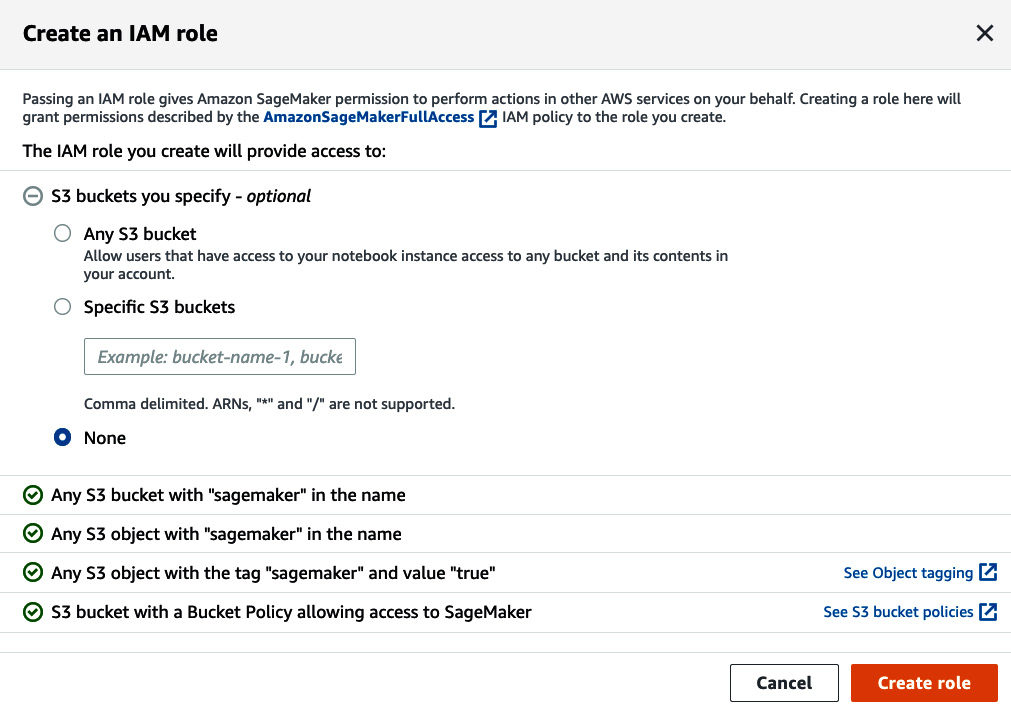 Figure 2.4 – Creating an IAM role
