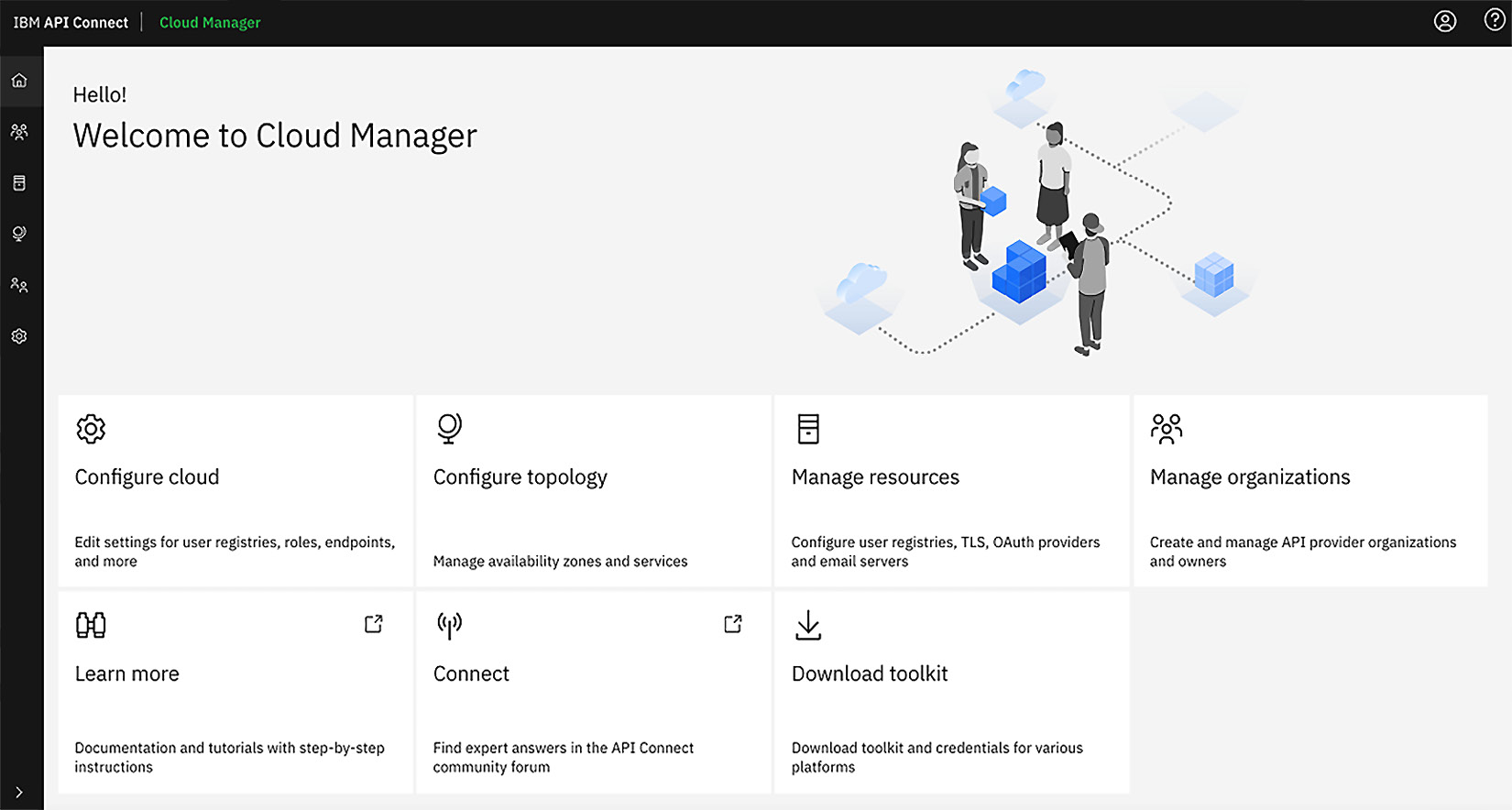 Figure 1.7 – API Connect Cloud Manager
