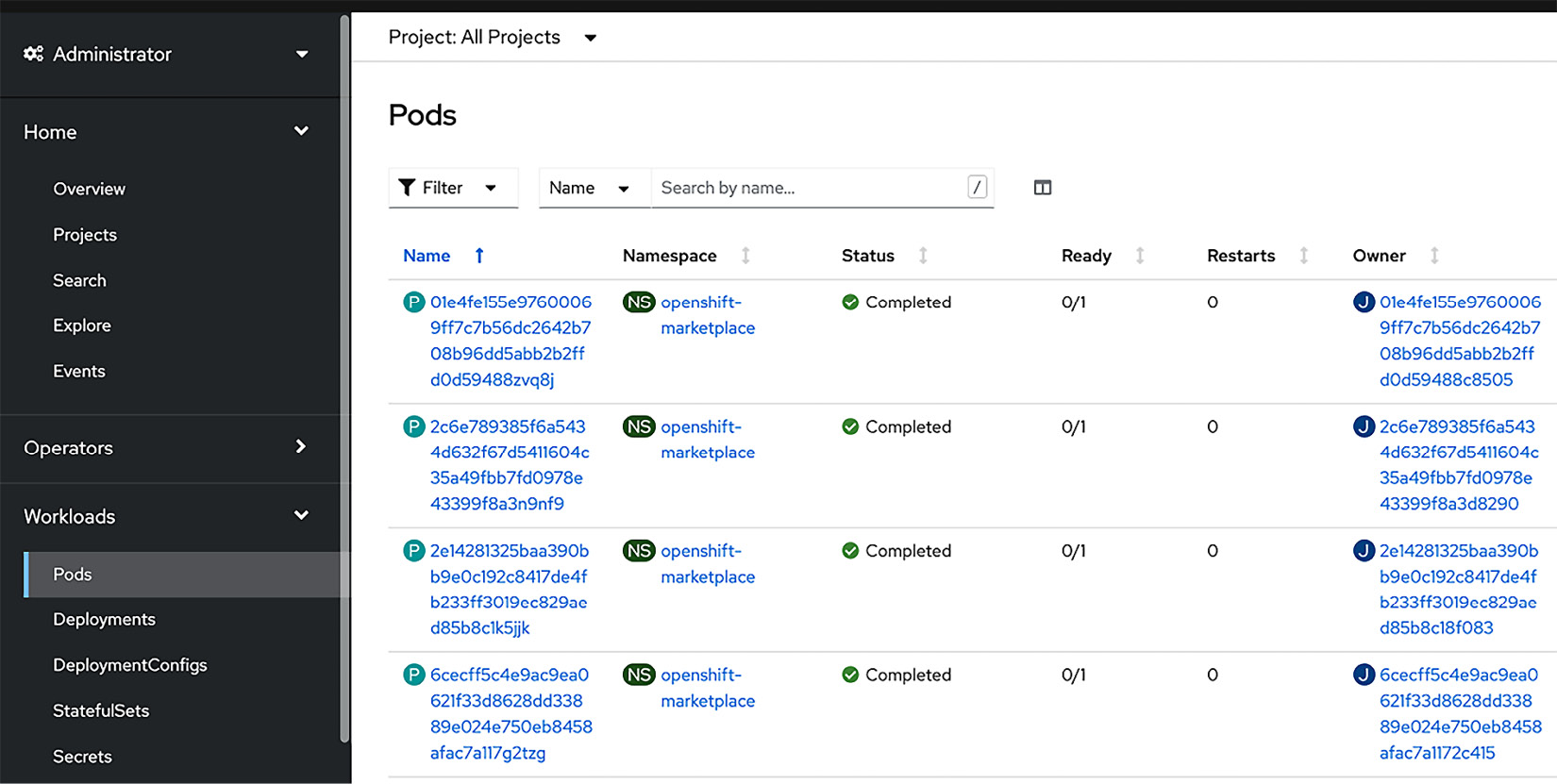 Figure 1.9 – RedHat OpenShift platform
