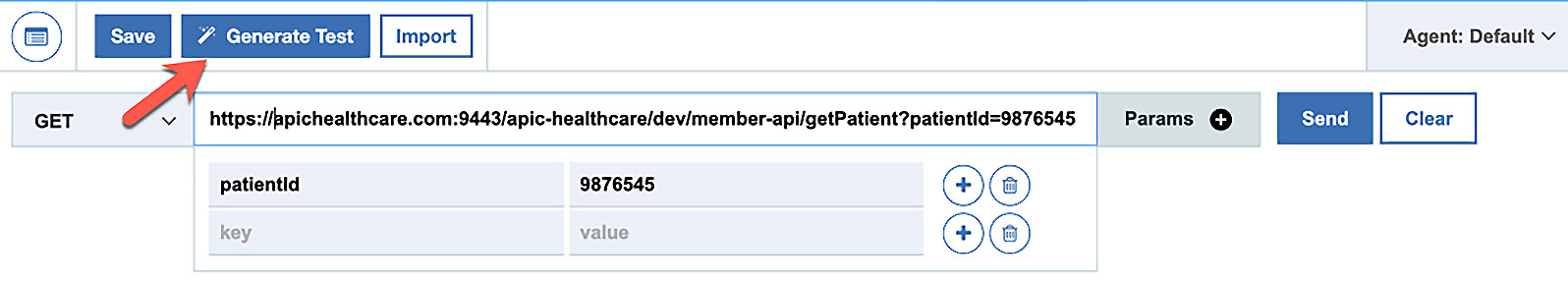 Figure 13.8 – The Generate Test button
