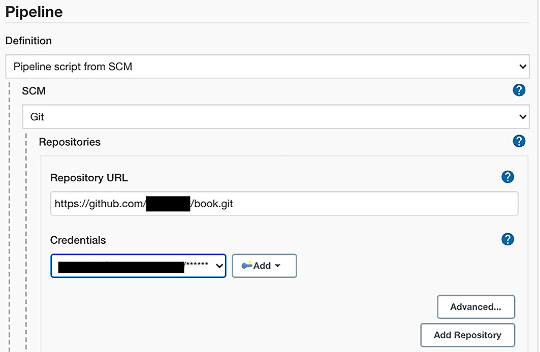 Figure 14.21 – Pipeline as code setup with GitHub
