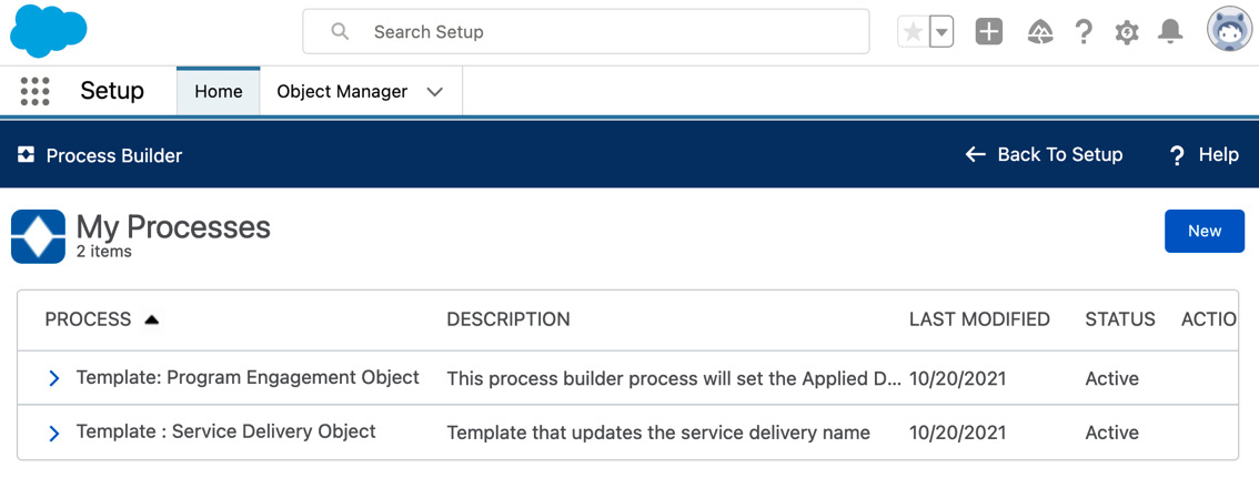 Figure 11.6 – PMM process builders installed
