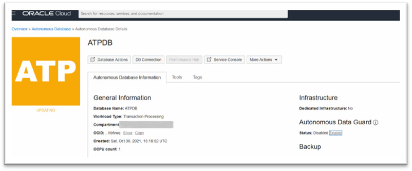 Figure 4.16 – AuDG provisioning
