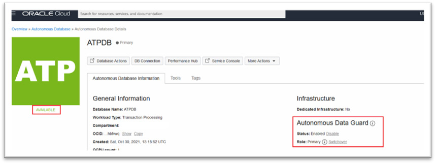 Figure 4.17 – AuDG provisioned
