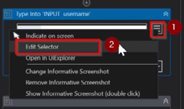 Figure 10.24 – Edit Selector menu option
