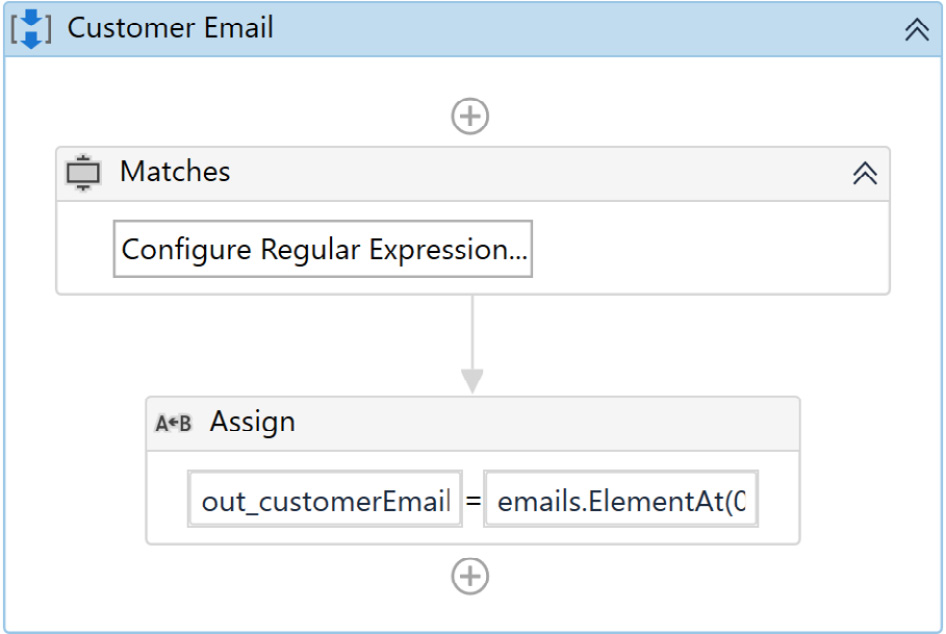 Figure 14.24 – Extracting the customer email
