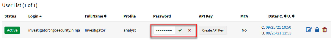 Figure 10.11 – Creating a new password
