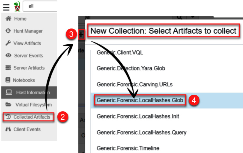 Figure 11.43 – Creating a new collection of artifacts 
