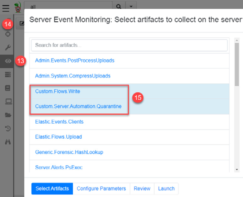 Figure 11.48 – Configuring Server Event Monitoring 

