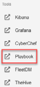 Figure 14.36 – Opening the Playbook tool from Security Onion
