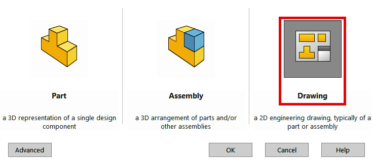 Figure 10.2 – We will work in a drawing document
