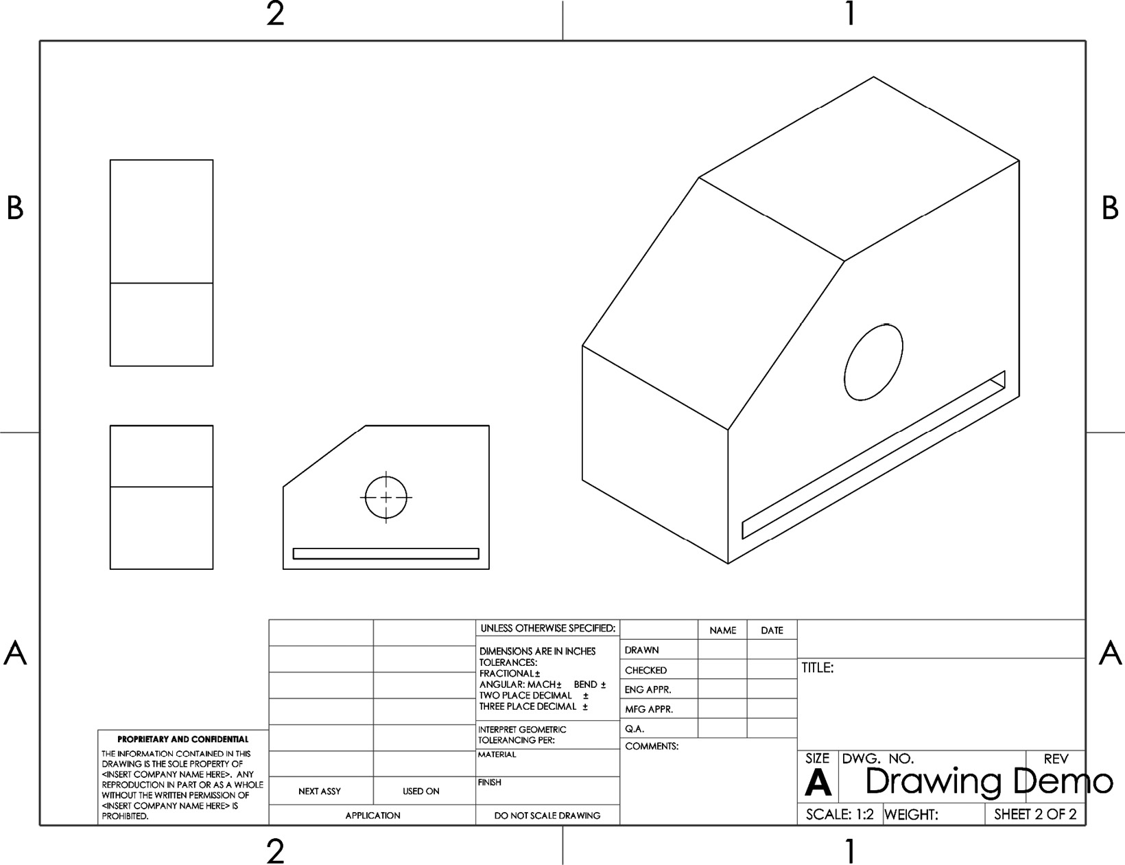 Figure 10.25 – The drawing after adjusting the scales
