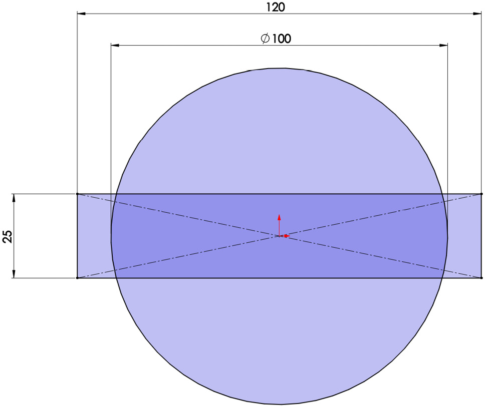 Figure 4.36 – Original sketches with different intersecting enclosures 
