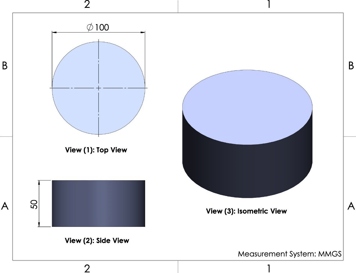 Figure 5.6 – The end shape of the extruded boss exercise
