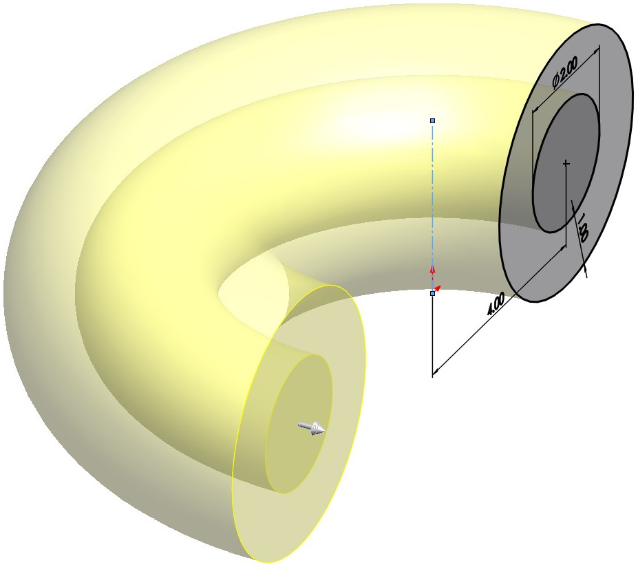 Figure 5.64 – A preview of the revolved boss feature
