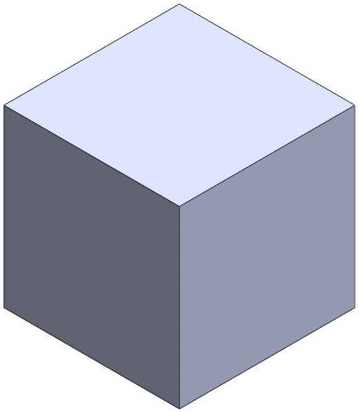 Figure 6.11 – The first step will be to create a 100 cube
