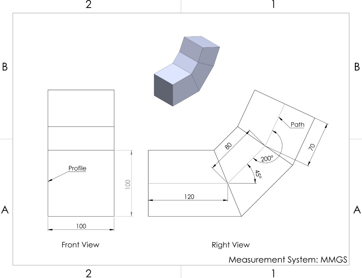 Figure 6.23 – The 3D model we will build for this exercise
