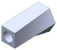 Figure 6.60 – The final 3D model after applying the lofted cut
