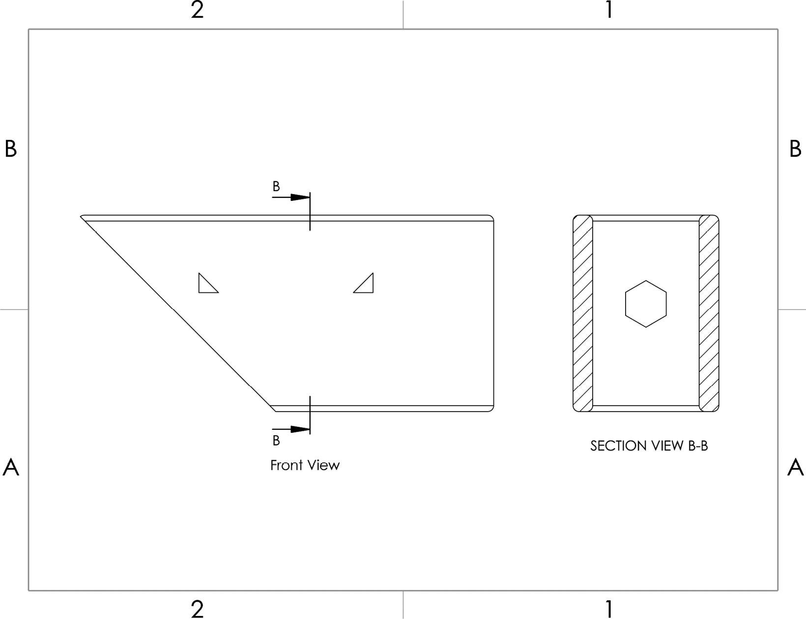 Figure 9.9 – A drawing with a section view
