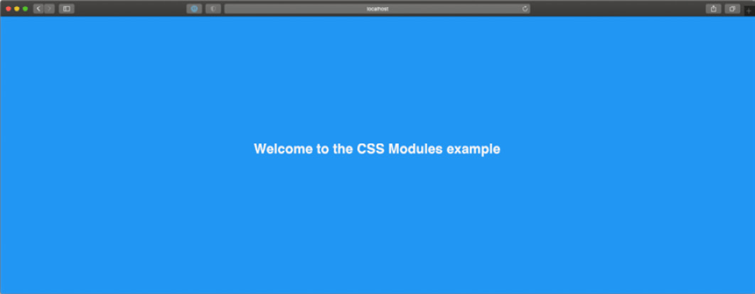 Figure 6.2 – Home page styled with global CSS module styles
