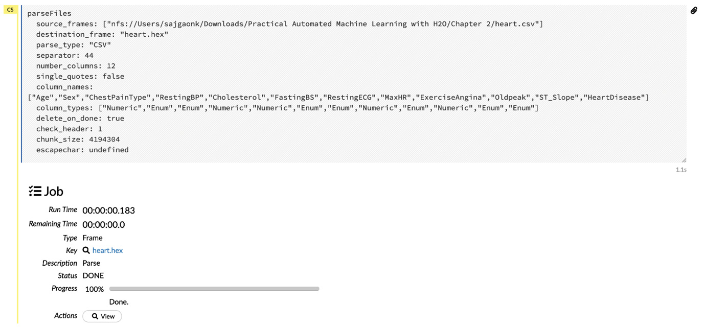 Figure 2.19 – Parsing the output
