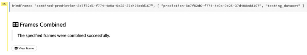 Figure 2.46 – The Combine predictions with frame result
