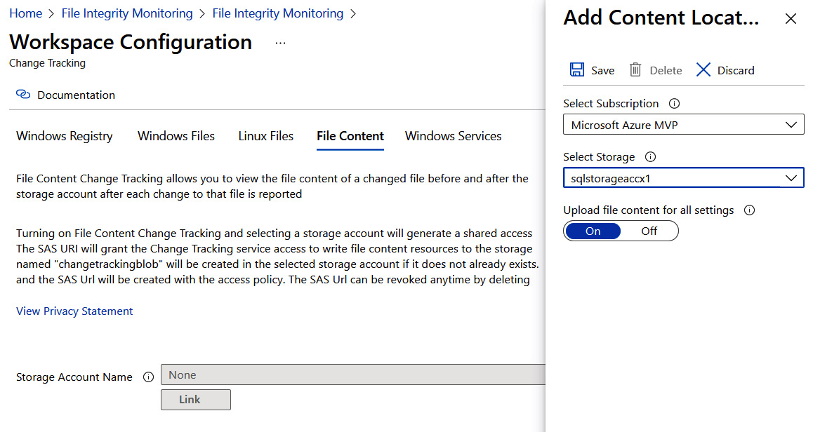 Figure 7.31 – Workspace Configuration
