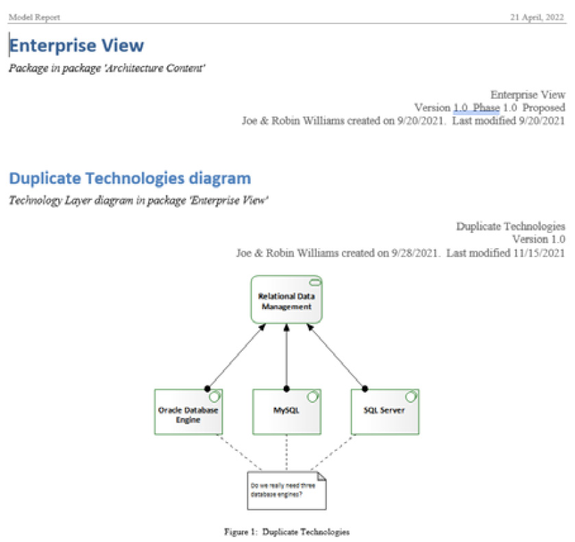 Figure 11.3 – A partial report output
