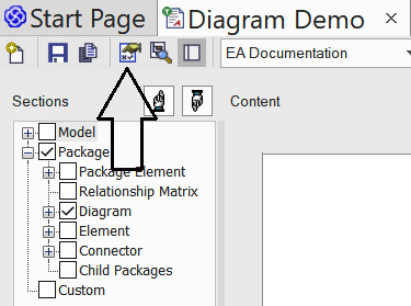 Figure 11.12 – The document options button
