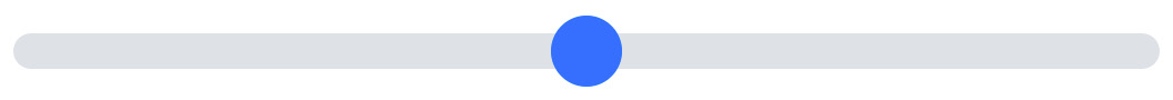 Figure 5.8 – Range input with track height, thumb width, and thumb border radius changed
