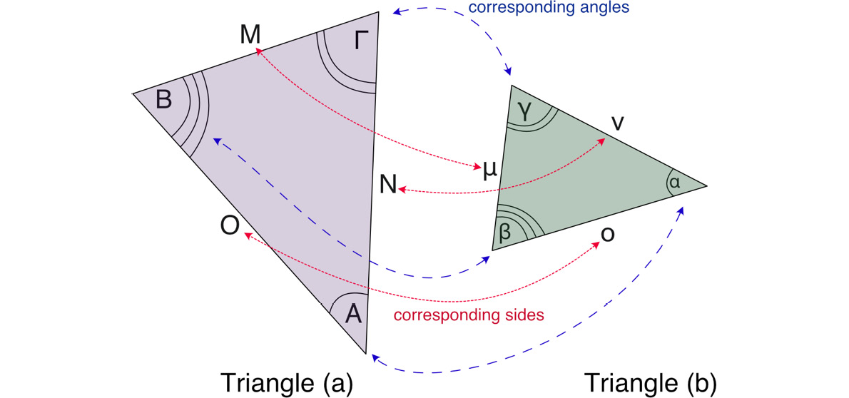 Figure 8.1: Similar triangles
