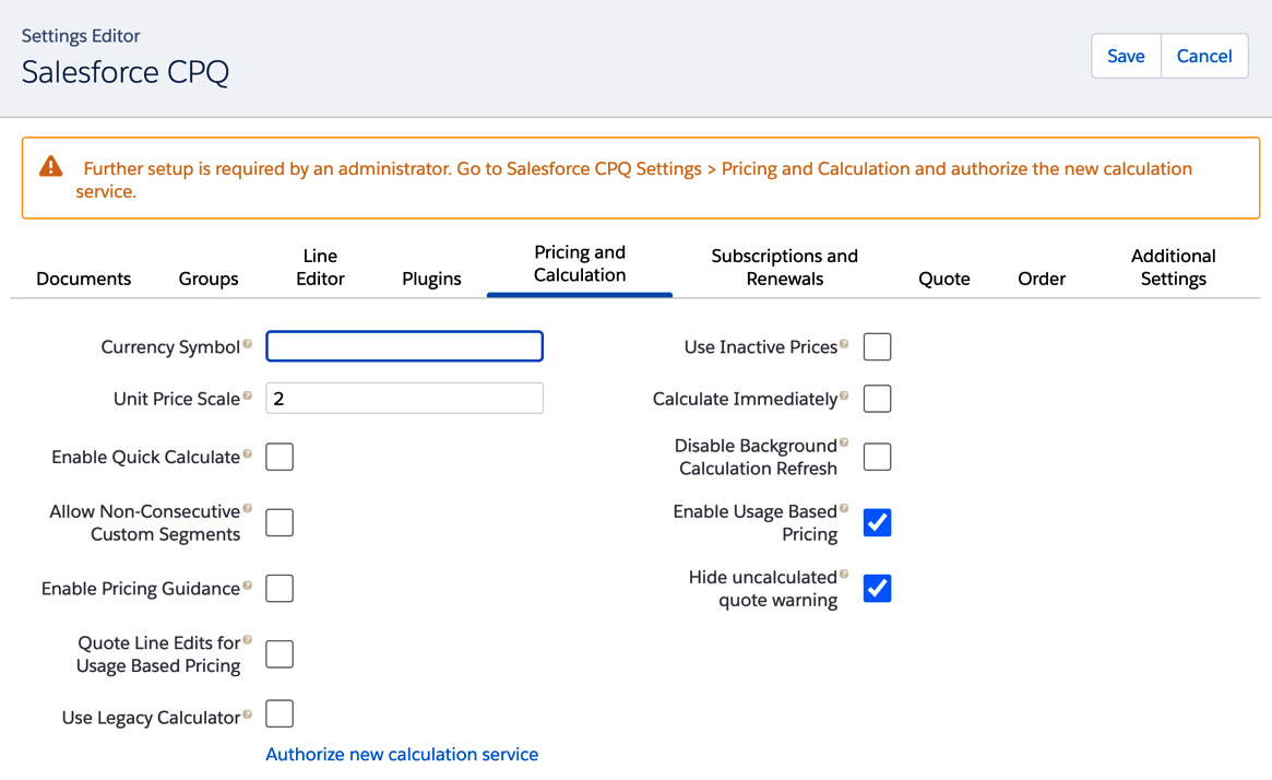 Figure 4.18 – Enable the advanced calculator 
