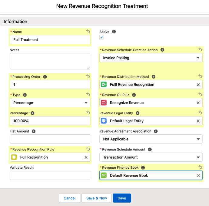 Figure 10.7 – Revenue recognition treatments 
