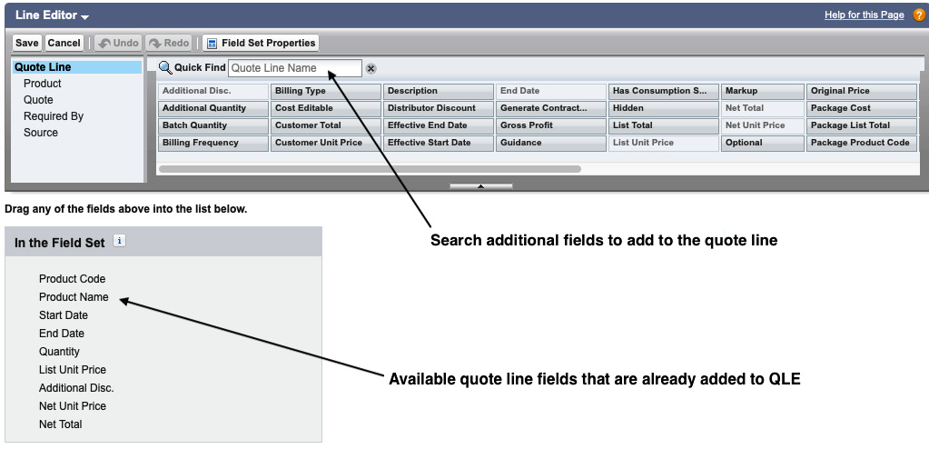 Figure 2.10 – Line editor field set
