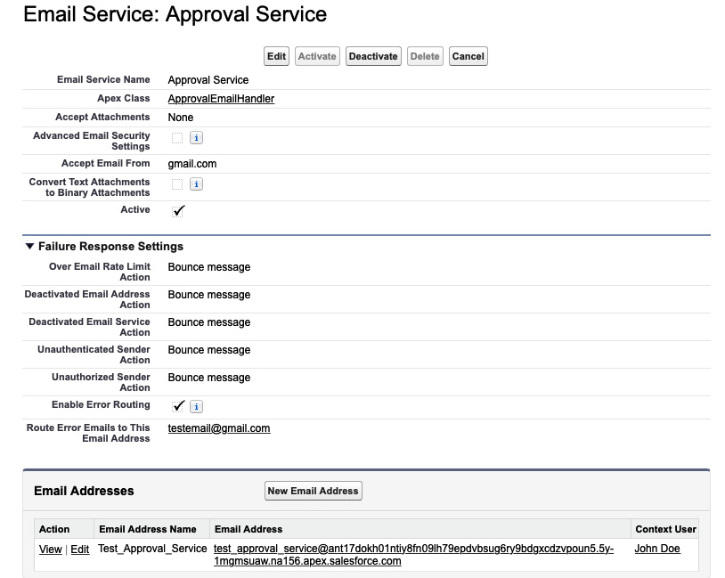 Figure 2.24 – Approval email service
