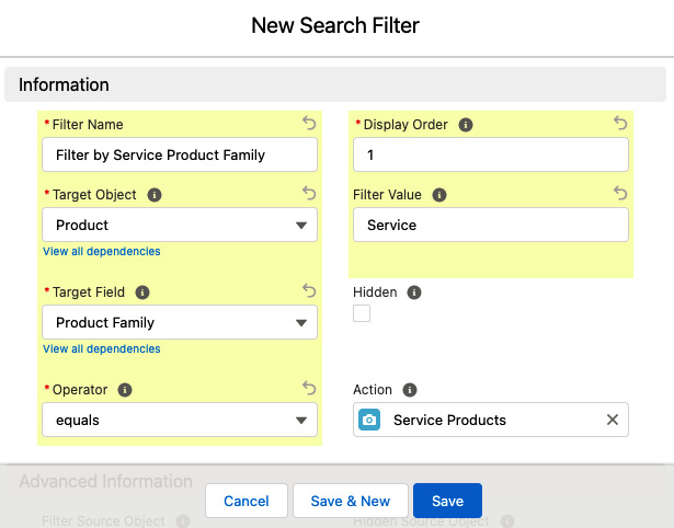 Figure 3.2 – Search filter
