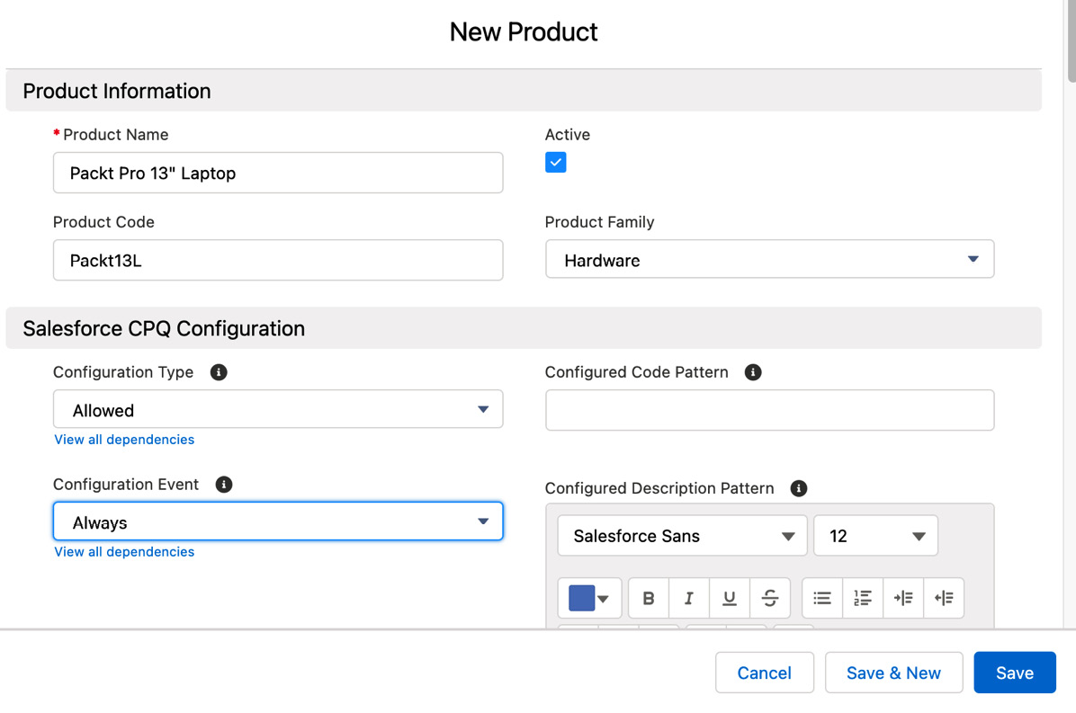 Figure 3.6 – Creating a product bundle
