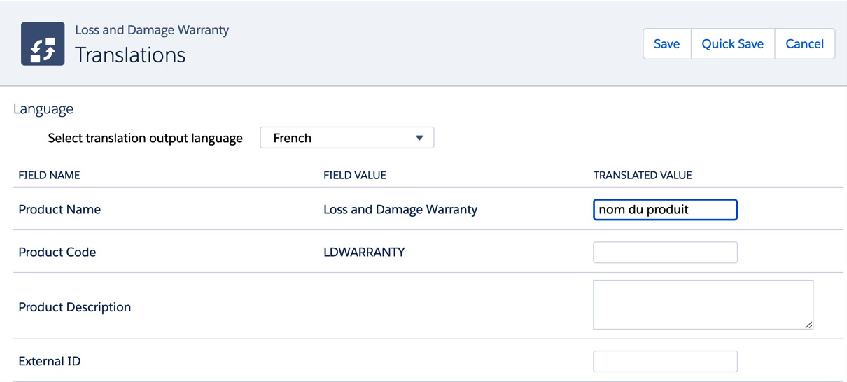 Figure 9.6 – Creating product translations
