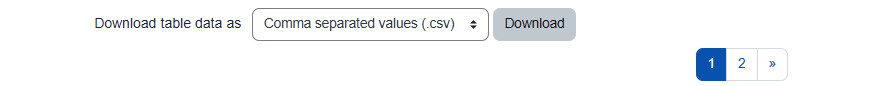 Figure 13.6 – Using the Download table data as drop-down menu to download logs
