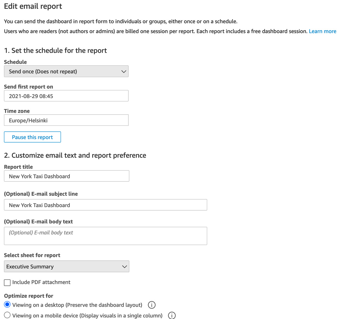 Figure 9.14 – Configuring email reports
