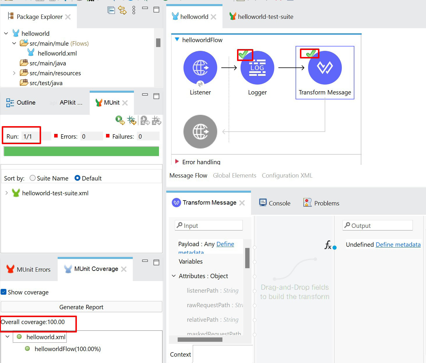 Figure 11.21 – MUnit – test suite coverage report
