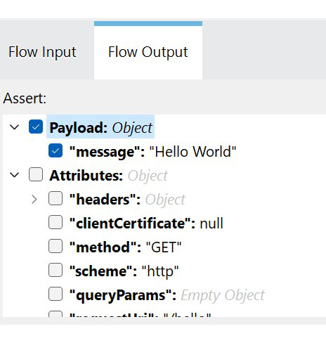 Figure 11.30 – Flow Output
