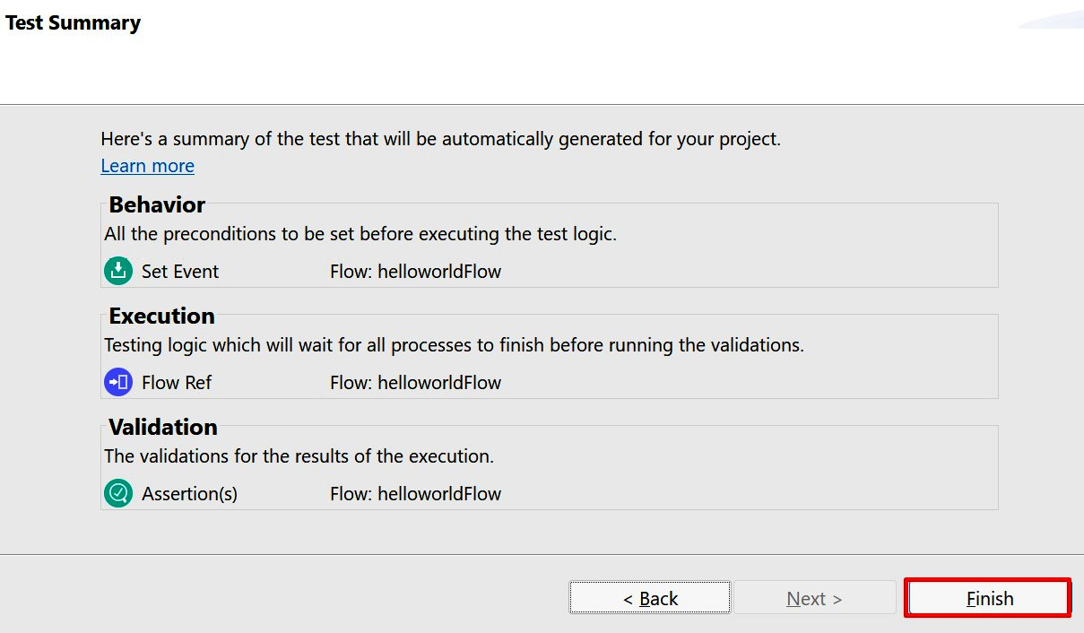 Figure 11.31 – New Recorded Test Test Summary
